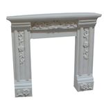 Fireplace Surround White (11.5cm x 10.5cm x 1.8cm)