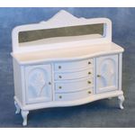 Buffet Side Table White (130 x 130 x 45mm)