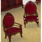 Chairs Old Oak Set of 2 (45 x 42 x 86Hmm)