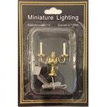 2 Candlestick Lamp (35W x 27Hmm)