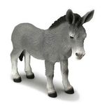 Standing Grey Donkey (5"H x 1.75"W x 5.5"D)