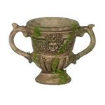 Urn, Brown with Moss (1.25"H) (Price Each)