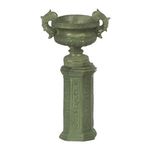 Ancient Urn with base Green (3.625"H) (Price Each)