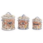 Canister Handpainted Set 3 (1"H x 0.75"W x 0.75"D)
