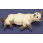 Pregnant Cat Siamese Brown (0.5"H x 1.25"W x 1"D)