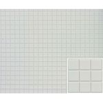 Tile 1/4"Sq 12x16" White