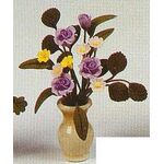 Mauve Roses Flowers (55mmH)