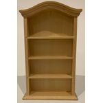 Bookshelf Curved Top Oak (93 x 30 x 154Hmm)
