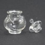 Glass Teapot (1-7/8" W x 5/8" H x 5/8" D)