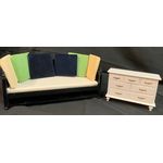 1:6 DayBed Set 2 Pieces Plus 6 Cushions