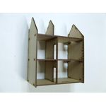 1:48 Victorian Single Fronted House Laser Cut Kit (206W x 96D (+34mm front) x 205Hmm)