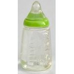 Baby Bottle Green Top  (13 Diam x 23H)