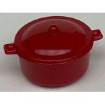 Baking Dish with Red Lid (23Diam x 15Hmm)