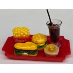 Burger Meal Tray (Tray 63 x 38mm, Glass 25Hmm)