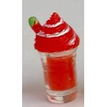Large Red Drink with Red Cream on Top (14Diam x 30H)