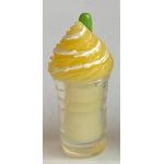 Large White Drink with Yellow Cream on Top (14Diam x 30H)