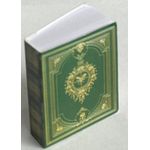 Book / Bible Green (33 x 28 x 9mm) - Large Book