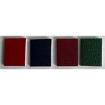 Books Blank Set 4 with Leather Look Cover (17 x 22mm)