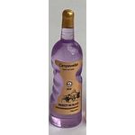 1:6 or Large 1:12 Shapely Wine Bottle Lilac (10 Diam x 40Hmm)