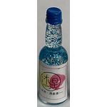 1:6 or Large 1:12 Sparkly Round Bottle Blue (10 Diam x 35Hmm)