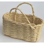 1:6 or Large 1:12 Scale Wide Woven Basket (50 x 30 x 25Hmm)
