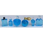 Ladies Perfume Set Blue 6Pc (Approx: 15mm High)