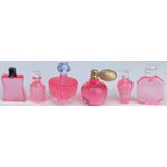 Ladies Perfume Set Pink 6Pc (Approx: 15mm High)
