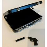 1:6 Briefcase with Handgun and Silencer (100 x 70 x 15mm)