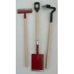 Garden Tools Red Long Handles (Spade 108mmL)