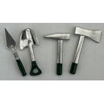 Garden Tools Green Handles 4Pieces (23Lmm)
