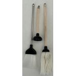 Mop, Broom and Plunger Black (Broom 85L, Mop 90L, Plunger 50Lmm)