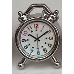 Alarm Clock Type C Silver