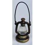 Metal Lantern Brass (22 Diam x 33Hmm (plus loop)) (Not Electrical)