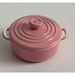 Baking Dish with Lid Pink (20Diam x 14Hmm)