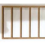 Balustrade with Rectangles (17.5" Long) Laser Cut