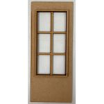 Background Window for Book Nook Kit Large Laser Cut (289 x 144mm)