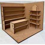Corner Room Box Shop Kit Laser Cut (260 x 260 x 240Hmm)