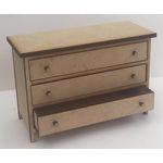 Chest of Drawers Wide Kit Laser Cut (100Wx43Dx68Hmm)