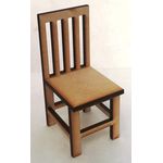 Dining Chair with Straight Back Kit Laser Cut (35Wx 36D x 85mmH)