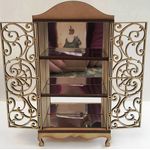 Laser Cut French Cabinet with Mirrors Kit (153mmH x 82mmW)