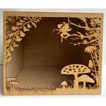 "Fairy Scene" Roombox with Wooden Top (284W x 254D x 244Hmm Internal Dimensions)