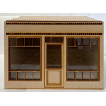 1:24 Room Box Shop Front 2 with Perspex Top Kit (Inside 192W x 149D x 133Hmm)