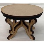 Round Table with Solid Legs Kit Laser Cut