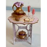 Sewing Table Pink by Lynne's Minis (65W x 50D x 60Hmm)