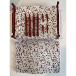 Canopy Bed Mahogany (170 x 127 x 185Hmm)