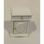 Bedside Table White (43 x 33 x 62Hmm)
