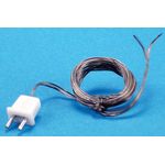 Petite Wired Wall Plugs 4PK (1/4" W x 3/8" L x 1/8" D plus the wire)