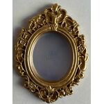 Fancy Mirror Large Oval Gold (72 x 50mm)