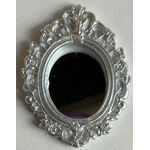 Fancy Mirror Large Oval Silver (72 x 50mm)