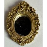 Fancy Mirror Small Oval Gold (48 x 35mm)